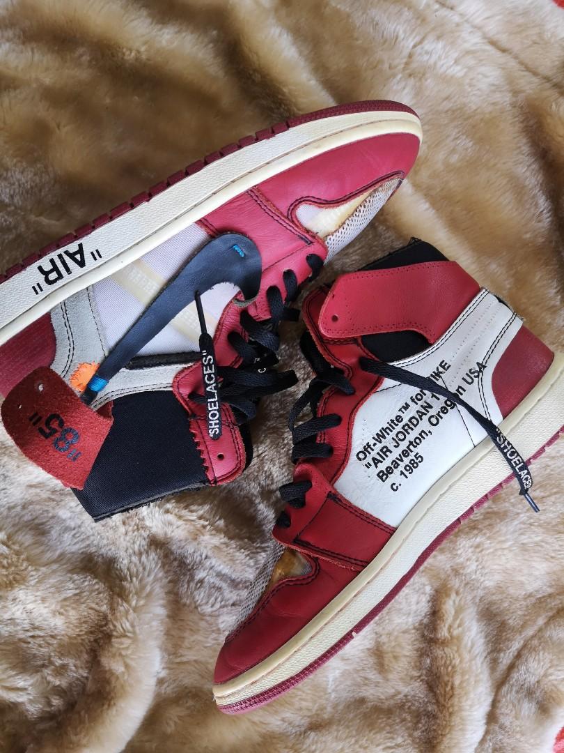 Air Jordan x off white high cut Men s Fashion Footwear Sneakers