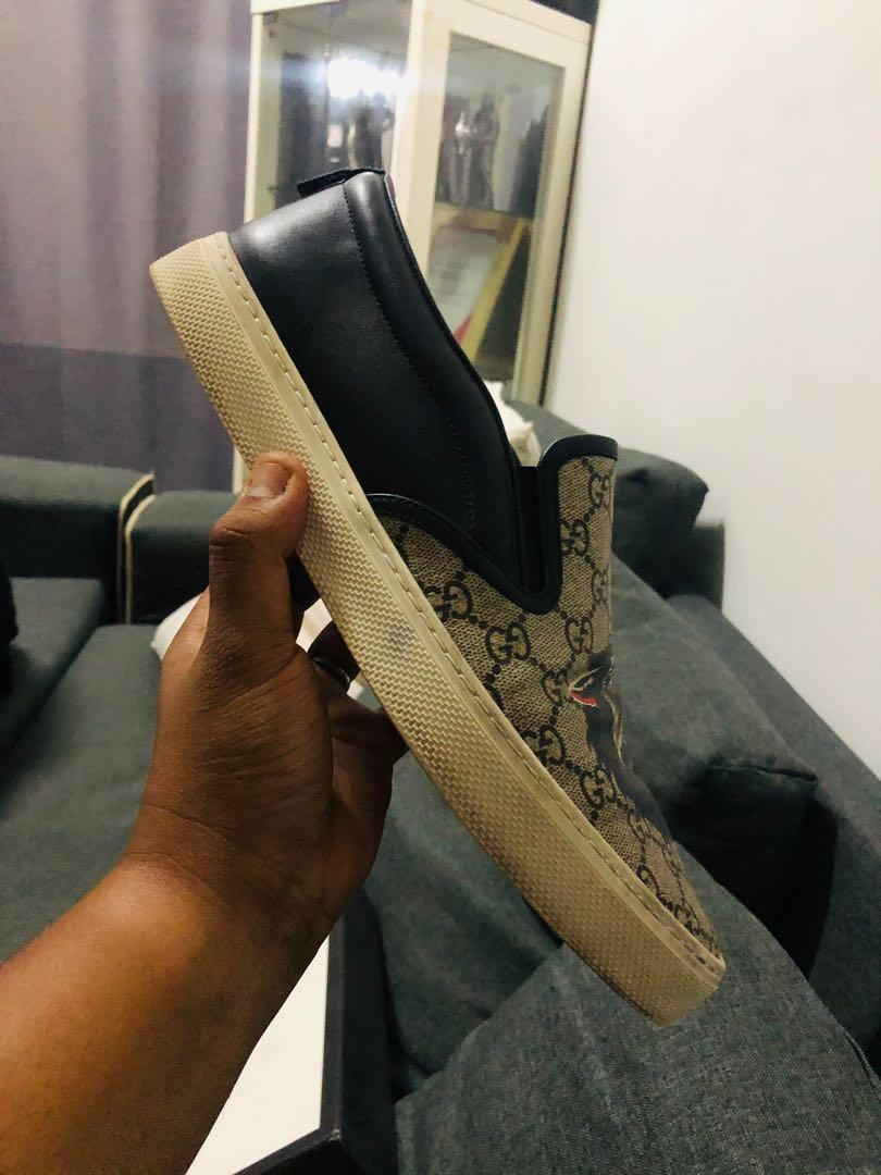 Gucci slip on snake sale