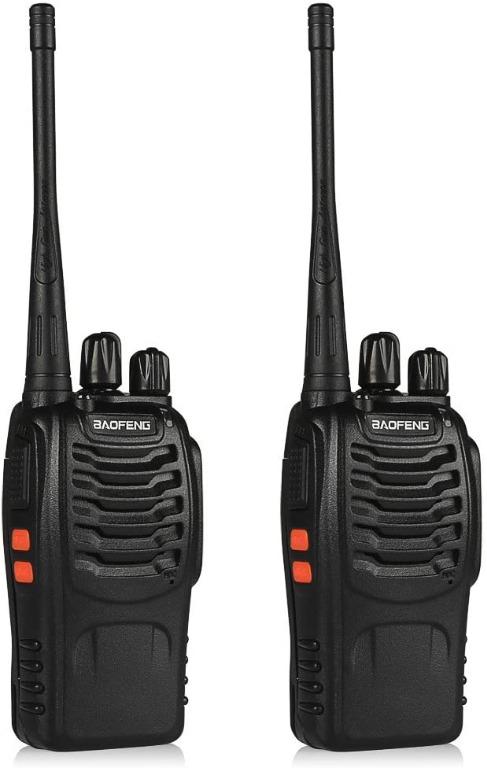 BaoFeng BF-888S Walkie Talkie 2pcs in One Box with Rechargeable Battery  Headphone Wall Charger Long Range 16 Channels Two Way Radio (2pcs radios),  Mobile Phones  Gadgets, Walkie-Talkie on Carousell