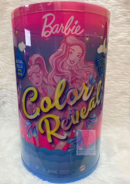 Color reveal slumber party fun sales
