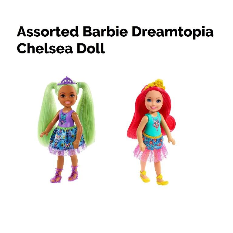 Barbie Dreamtopia Chelsea Sprite Doll Approx 7 inch 1 Supplied @ Random 