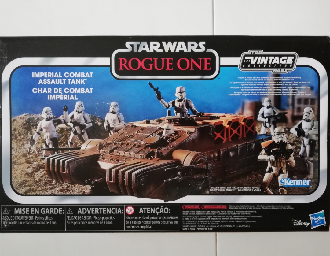 HASBRO STAR WARS VINTAGE COLLECTION ROGUE ONE IMPERIAL COMBAT ASSAULT HOVER TANK 