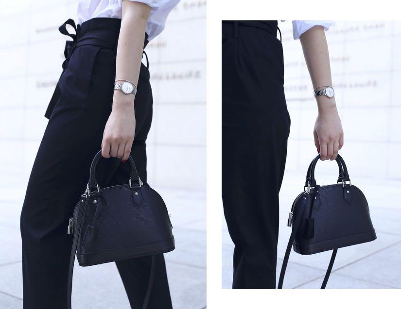 🔥BNIB🔥Louis Vuitton Alma BB Noir Epi Leather, Luxury, Bags