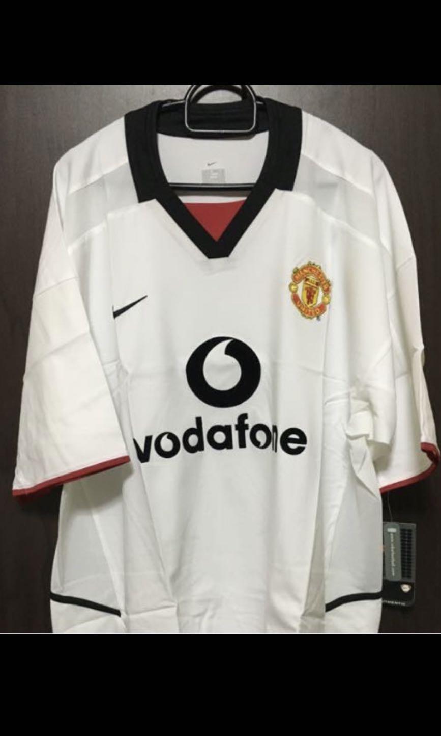 ☆【希少】Manchester United ユニフォーム 2002-03 Ｍ MANCHESTER UNITED 2002 2003 AWAY SHIRT FOOTBALL SOCCER