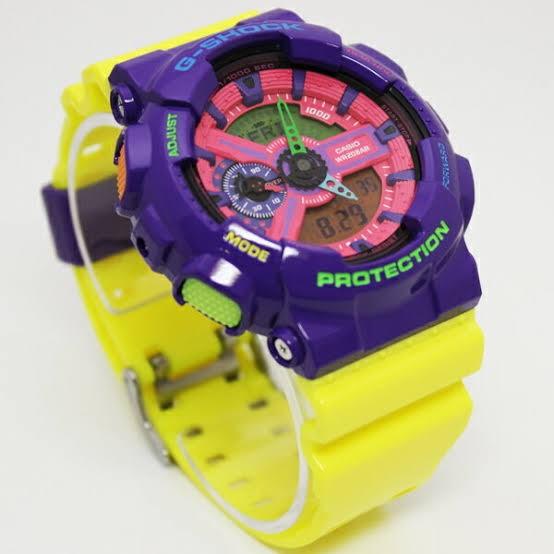 G shock purple yellow clearance