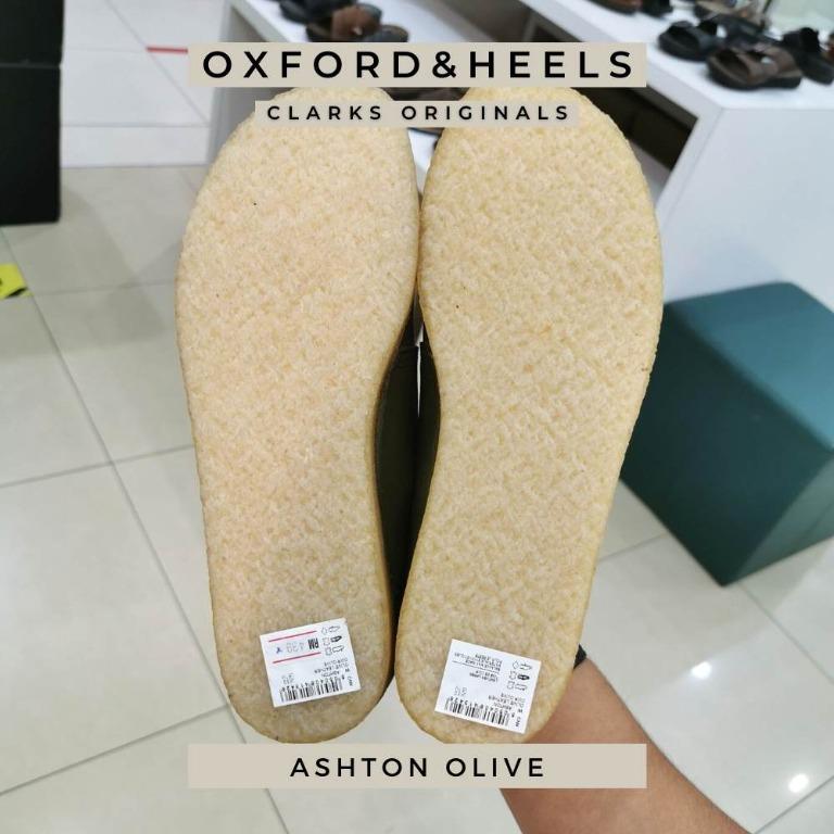 Clarks ashton olive online