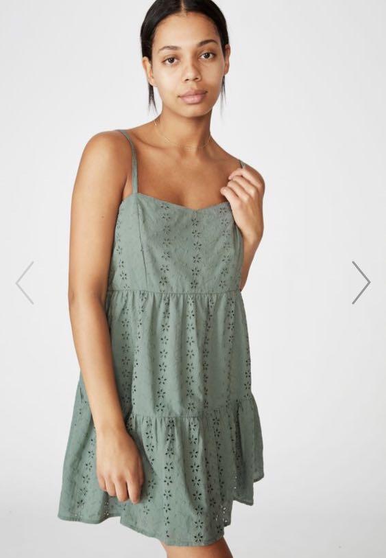 Cotton on woven betty tiered mini dress, Women's Fashion, Dresses u0026 Sets, Dresses  on Carousell