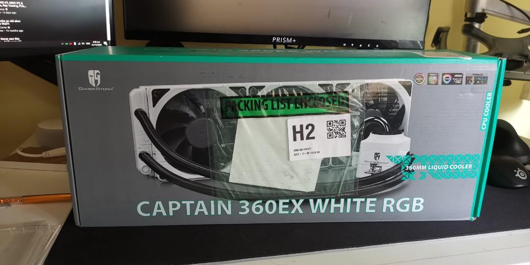 Deepcool captain 360 ex white rgb 2025