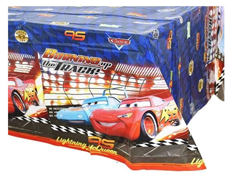 Disney Cars Party Supplies Plastic Table Cloth, Hobbies & Toys