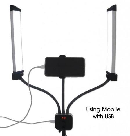 DOUBLE ARM LED FILL LIGHT KIT (Category: Lighting & Studio Equipment) located in Marikina City. Submitted by skowshop (Listing ID 1045852991, Image 3). Description: Easy to use portable LED fill light where you can mount your camera, phone, or Ipad light weight has variable color temperature makes it useful for a wide range of possibilities Adjustment range: Stepless adjustment, Fully flexible LED luminary with power dimming, and colour temperatu