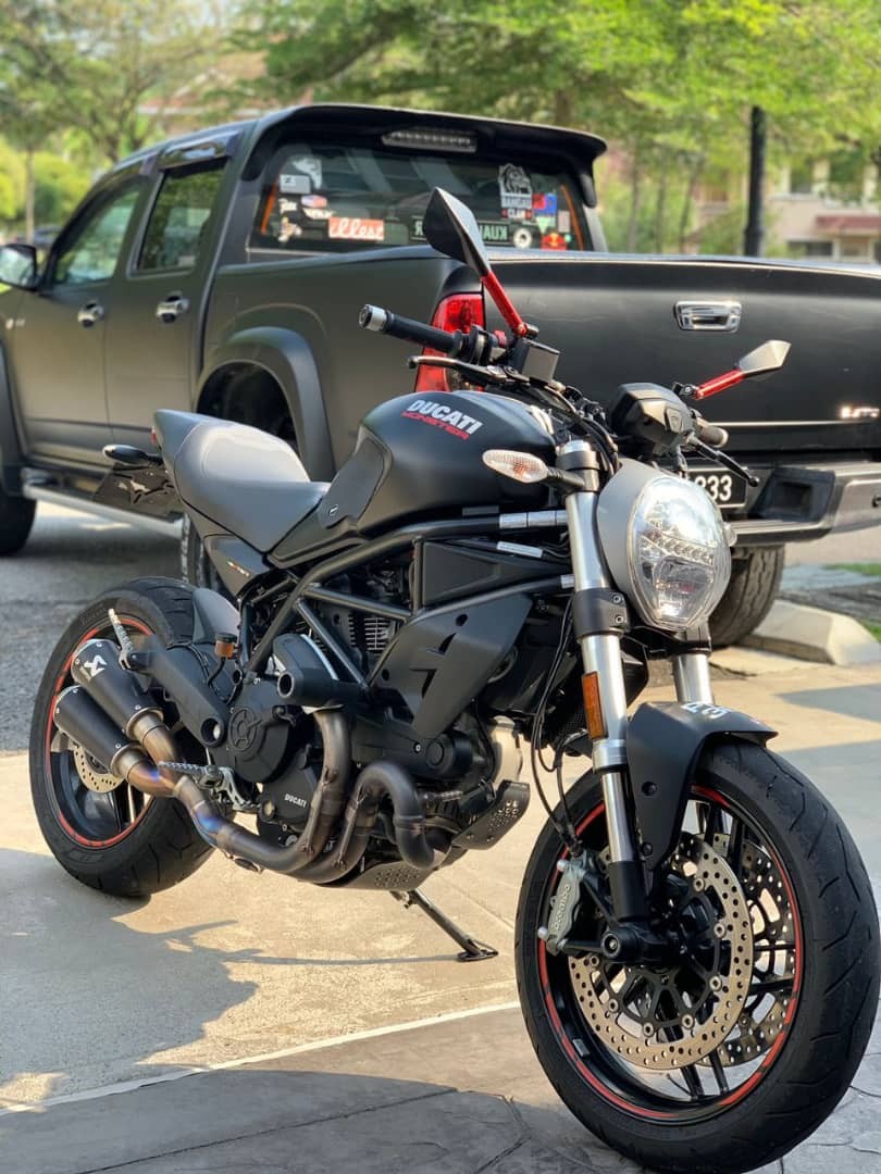 Ducati monster 797 new arrivals dark