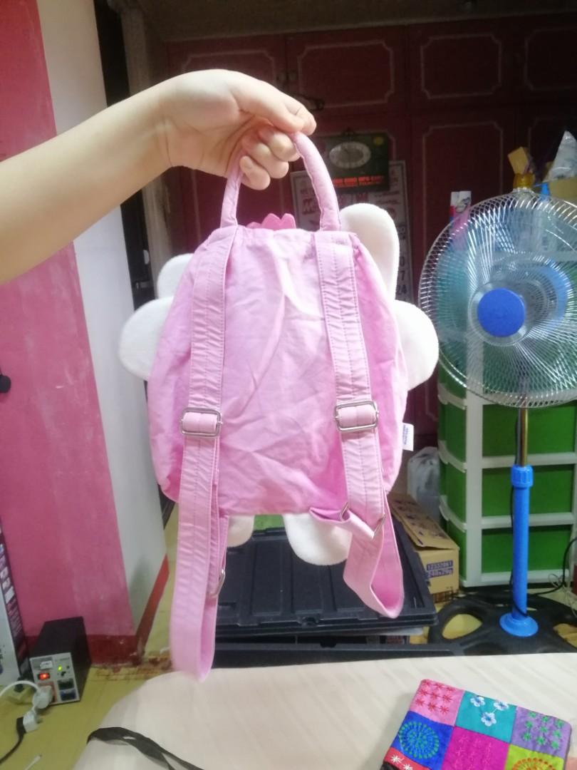 Elephant design backpack (Category: Diaper Bags & Wetbags) located in Quezon City. Submitted by allforsale8 (Listing ID 1045900050, Image 2). Description: Elephant design backpack Preloved recommended for toddlers / preschoolers garterized with overlap elephant head to close backpack size 5-1/2 x 6-1/2 x 1 inches Please allow 1/2 inch adjustment color may vary through pictures because of lighting PAYMENT thru BDO or GCash SF c/o buyer via Grab/La