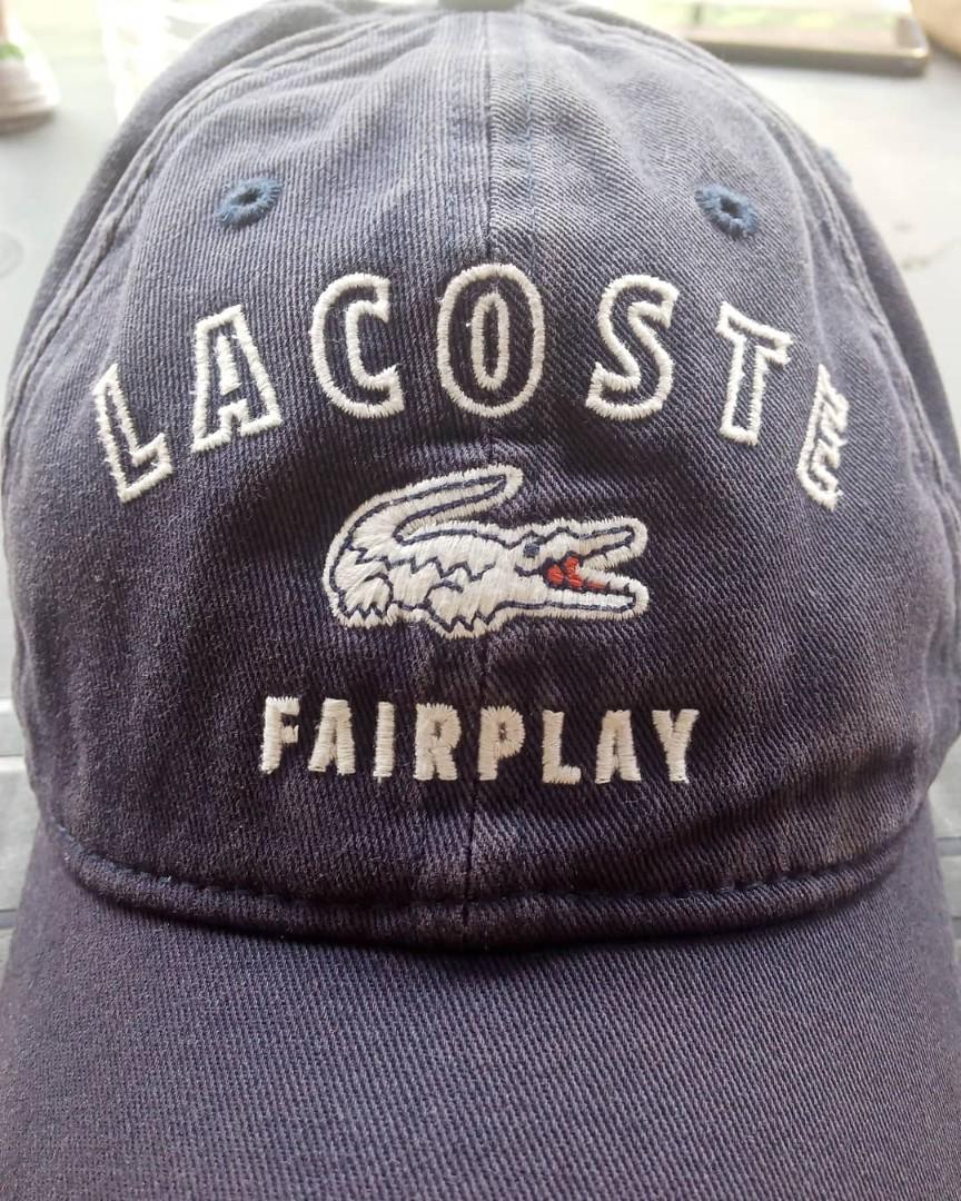 Lacoste fairplay cap clearance