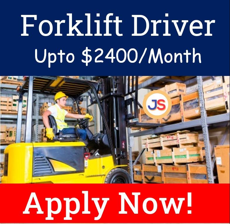 Forklift Driver 3 5 Days Day Shift 1800 2400 Shift Jobs Warehouse Logistics On Carousell
