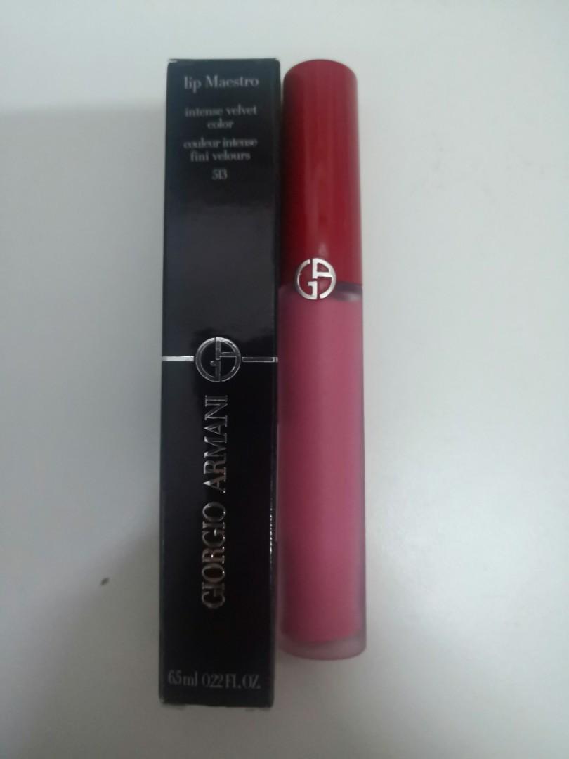 giorgio armani lip maestro 513