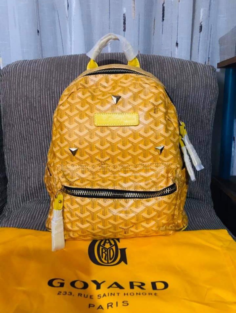 Goyard, Bags, Goyard Lalpin Backpack Yellow