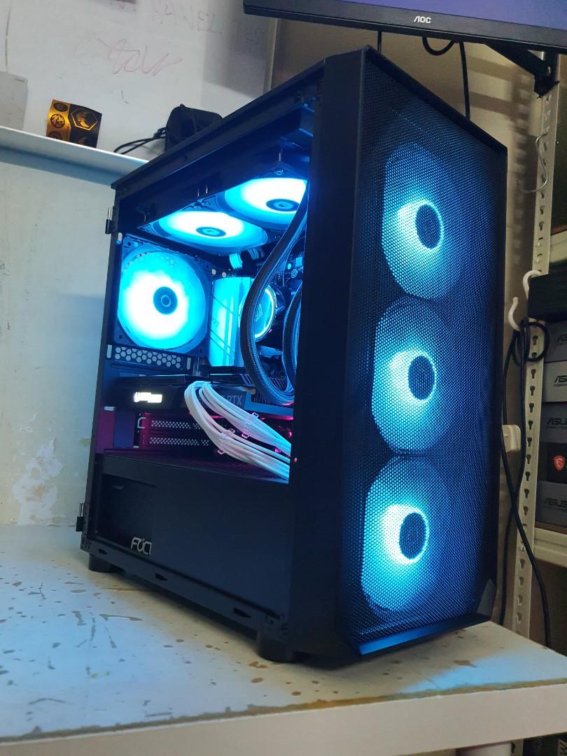 High end rtx 3070 gaming pc for all your bang for the buck thrills and