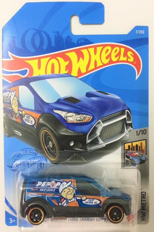 Details about   Hot Wheels Ford Transit Connect Blue HW Metro 2021 New