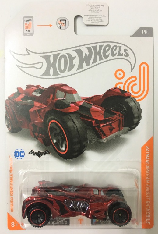 Details about   HOT WHEELS BATMAN ARKHAM KNIGHT Batmobile in Blood Red NEW 