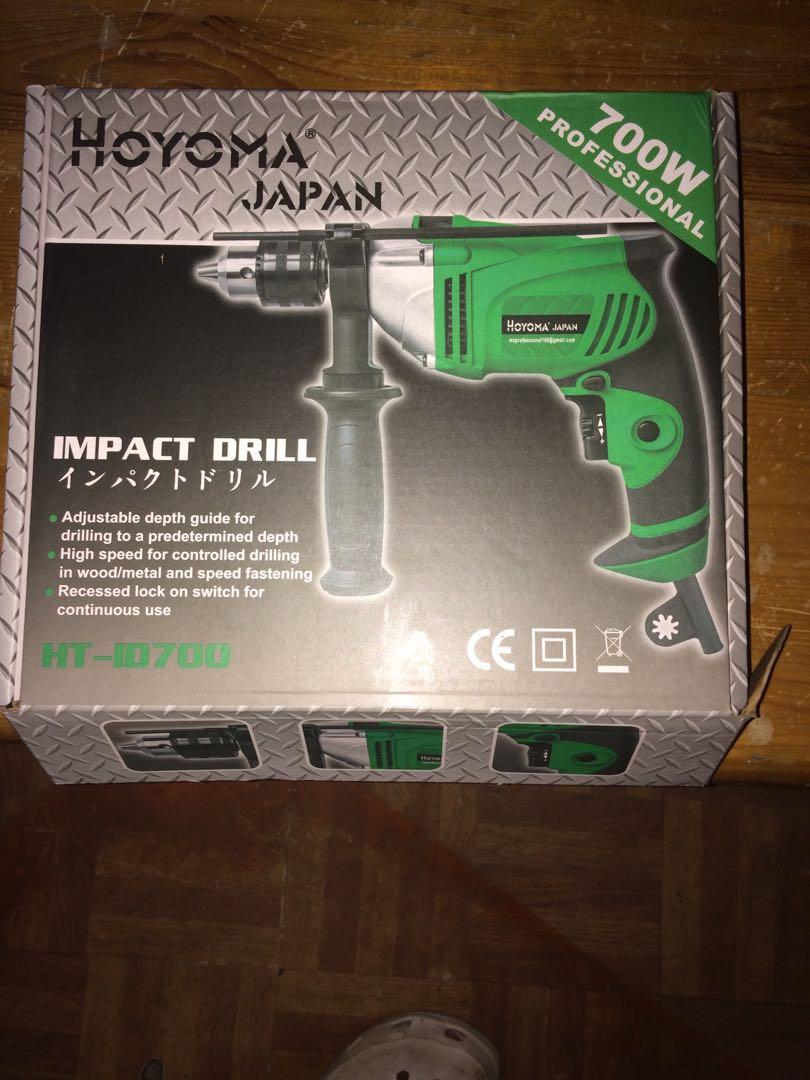 Hoyoma japan impact drill heavy duty bnew original Commercial Industrial Construction Tools Equipment on Carousell