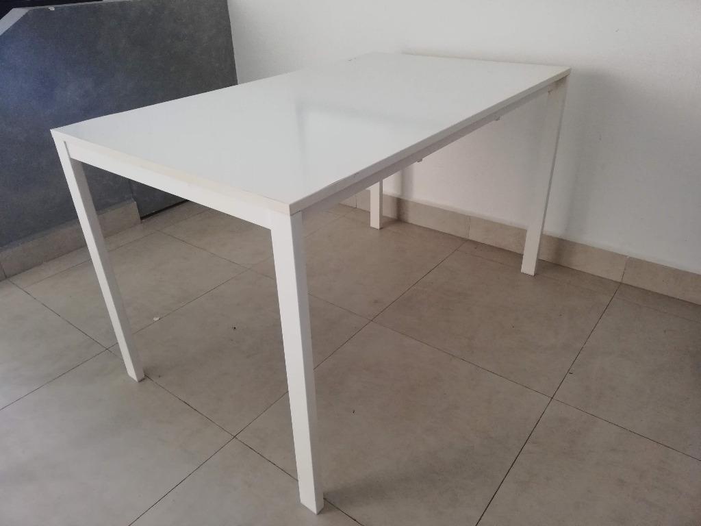 Ikea Melltorp White 4 Feet Table Home Furniture Furniture On Carousell