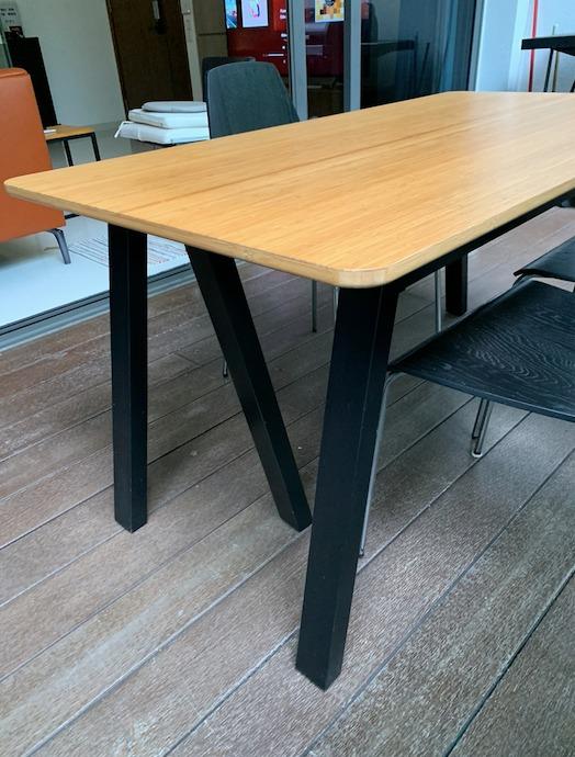 IKEA wooden bamboo dining table