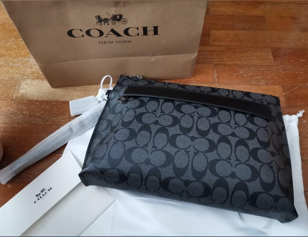 Instocks Coach Men s Clutch Bag Luxury Bags Wallets on Carousell