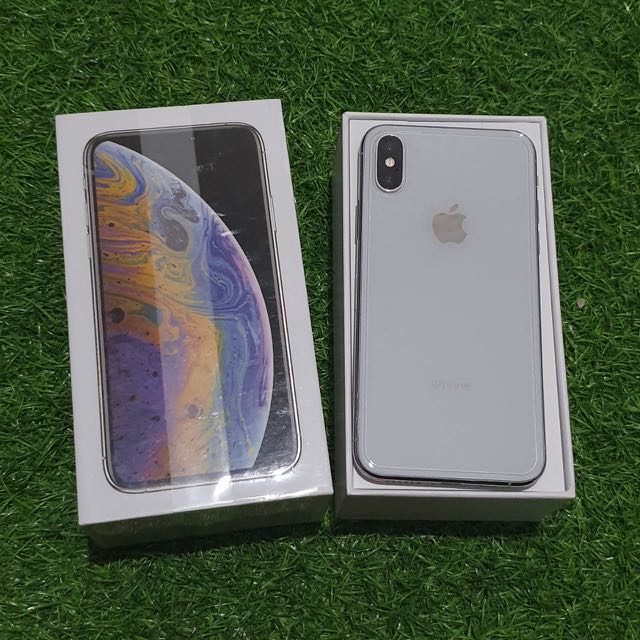 Iphone XS Silver 64 GB, Telepon Seluler & Tablet, iPhone, iPhone X ...