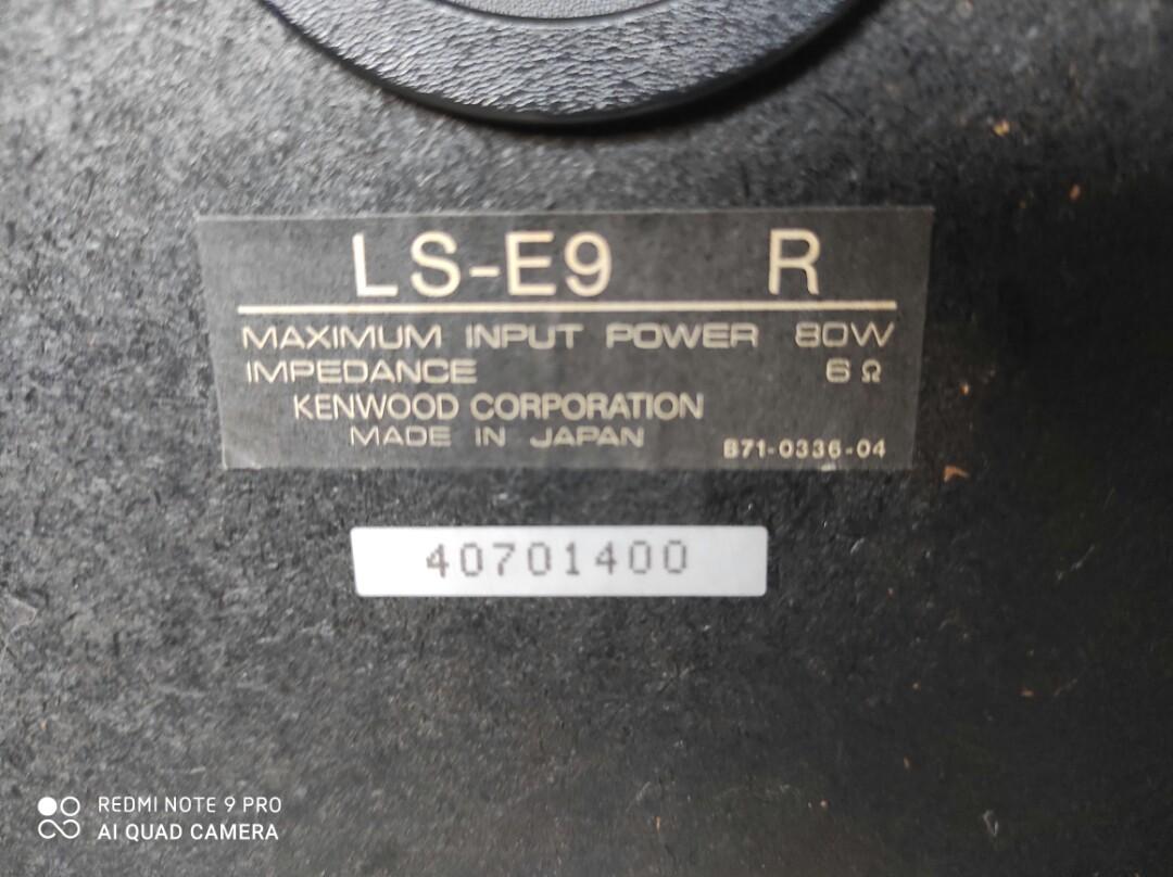 Kenwood LSE9 3 way speaker system, Audio, Soundbars, Speakers