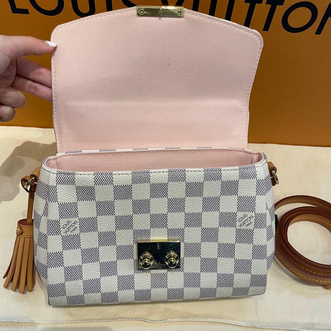 Not only does this dreamy Louis Vuitton Croisette Damier Ebene