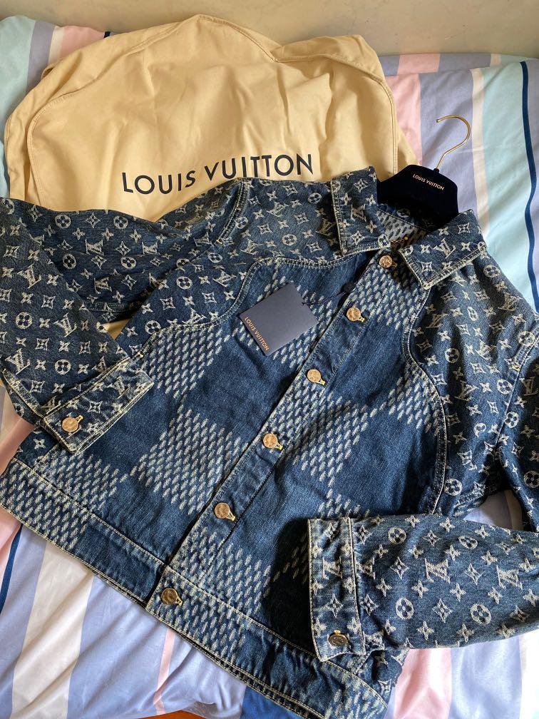 Vest Louis Vuitton x Nigo Blue size 48 FR in Denim - Jeans - 20393064