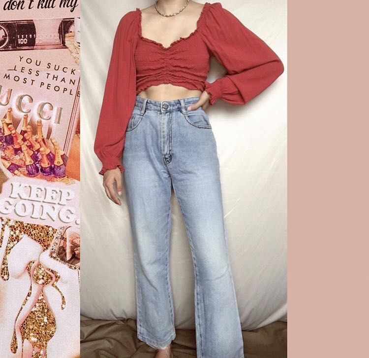 wide mom jeans