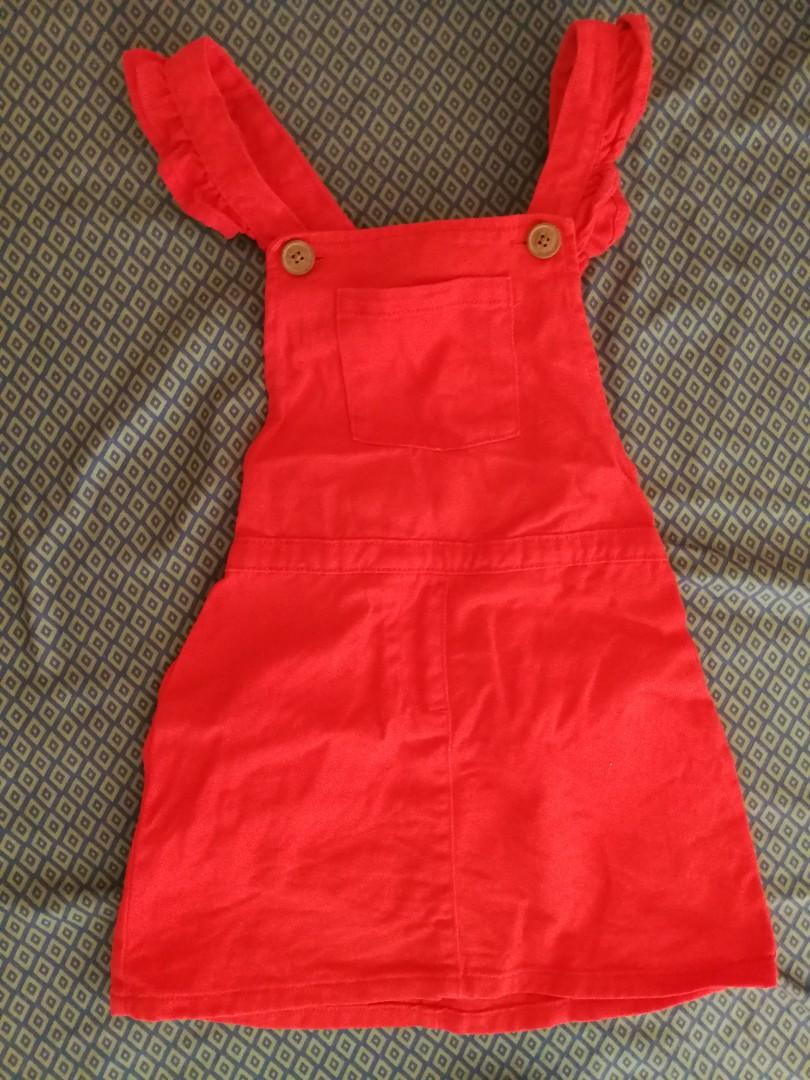 next girls dungaree dress