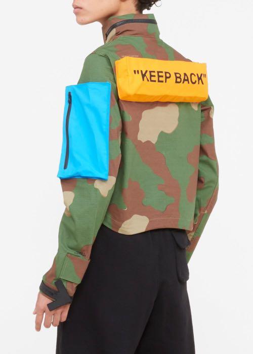 OFF WHITE X NIKE JACKET CAMO Women s Fashion Tops Longsleeves on Carousell