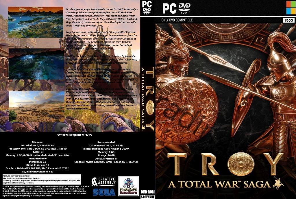 Pc Total War Saga Troy Video Gaming Video Games On Carousell