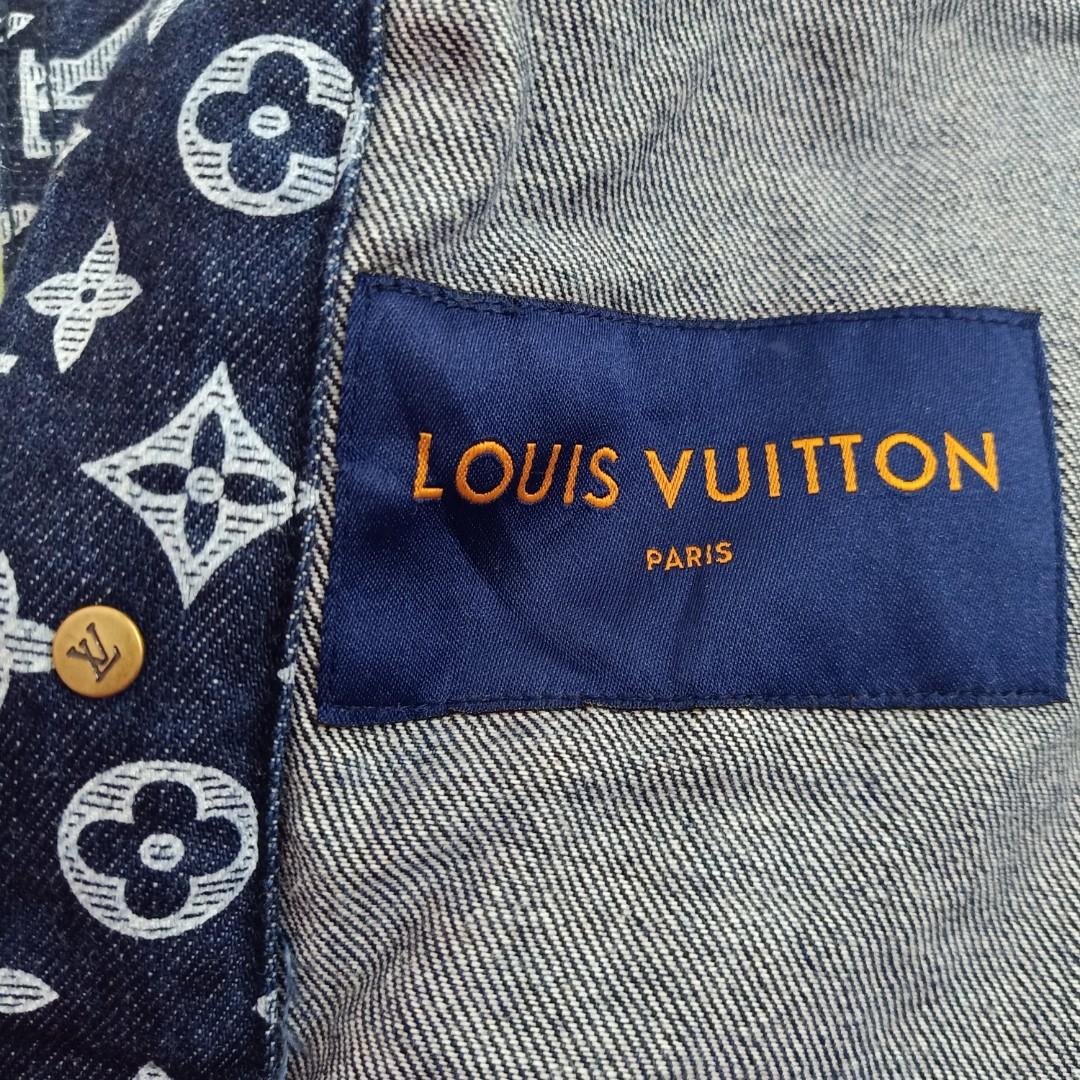 Rare Kim Jones Louis Vuitton Monogram Denim Jacket, Women's