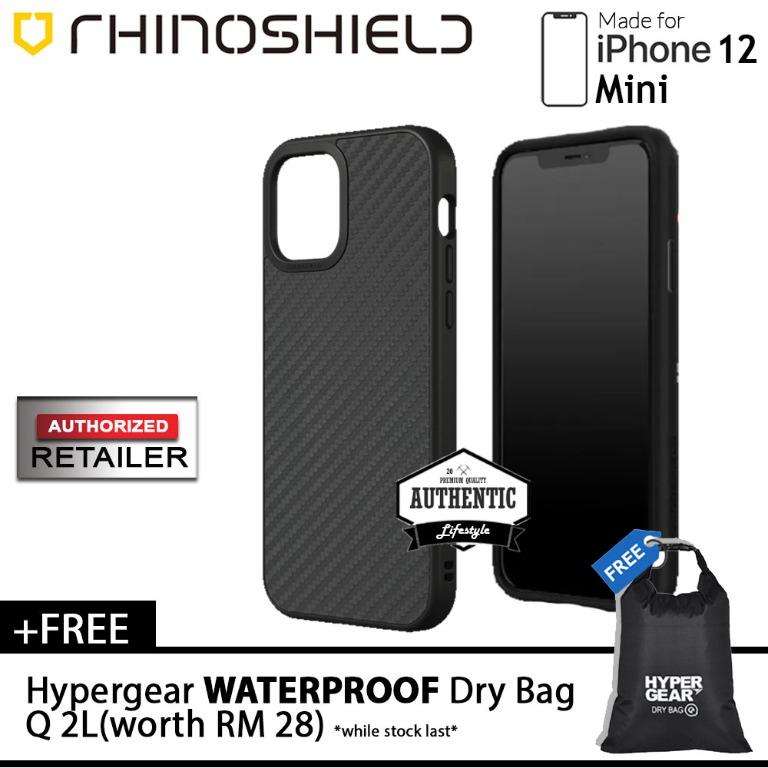 Rhinoshield Solidsuit for iPhone 12 Mini - Carbon Fibre, Mobile Phones &  Gadgets, Mobile & Gadget Accessories, Cases & Covers on Carousell
