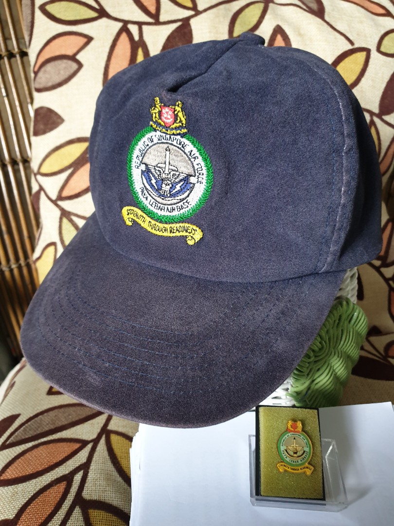 RSAF PLAB Blue velvet baseball cap with 