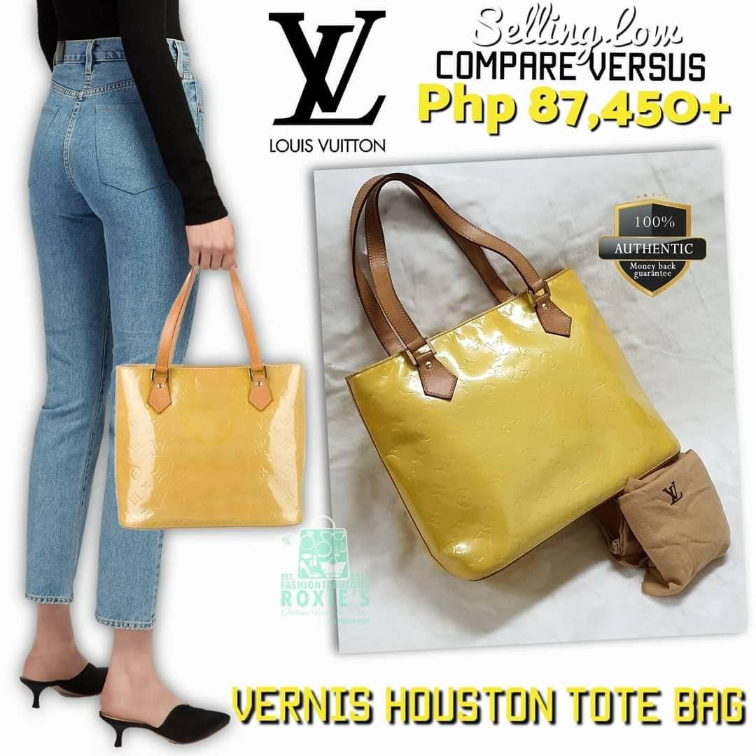 Louis Vuitton Yellow Monogram Vernis Houston PM