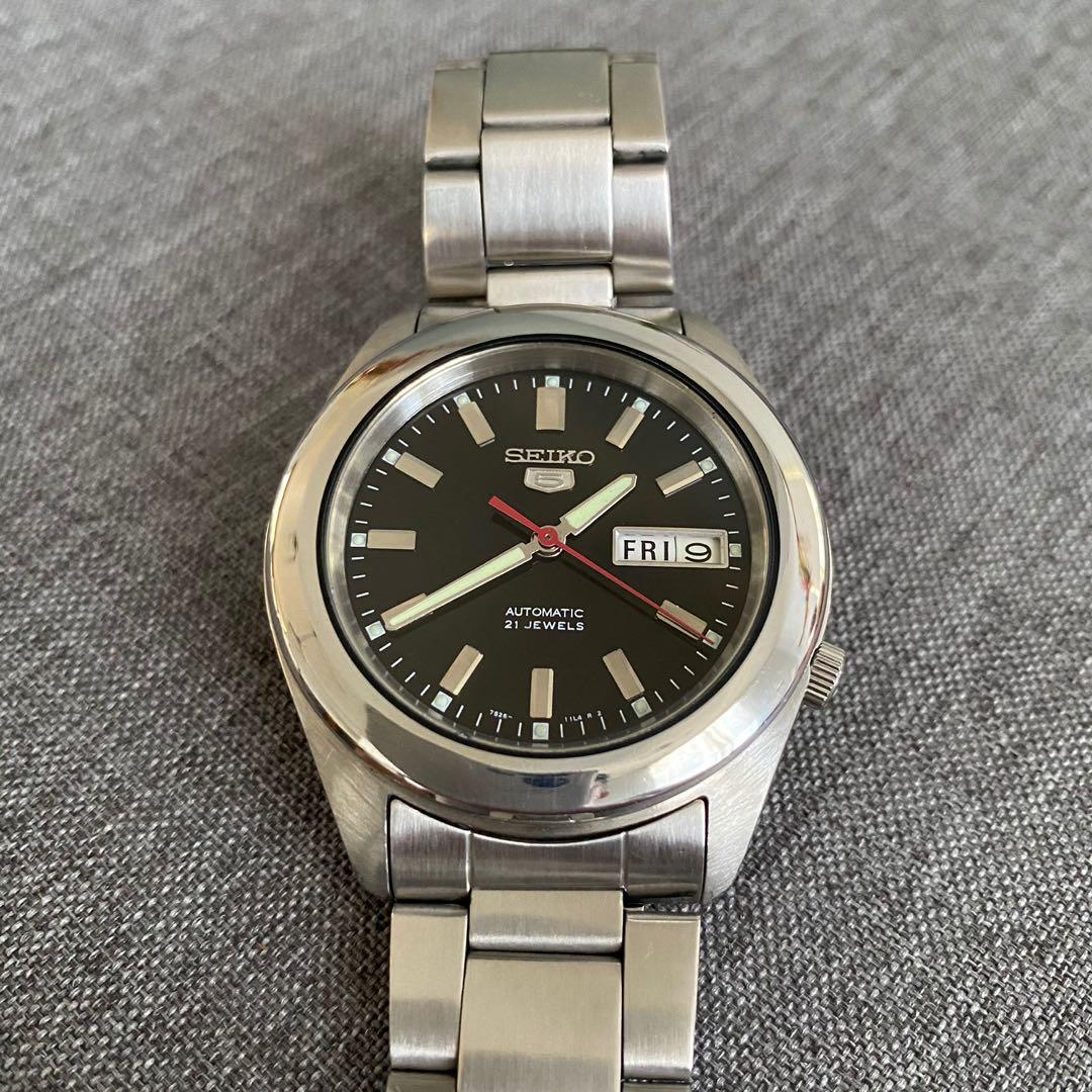 Seiko 5 Black Automatic