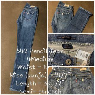 levis 542 pencil jeans