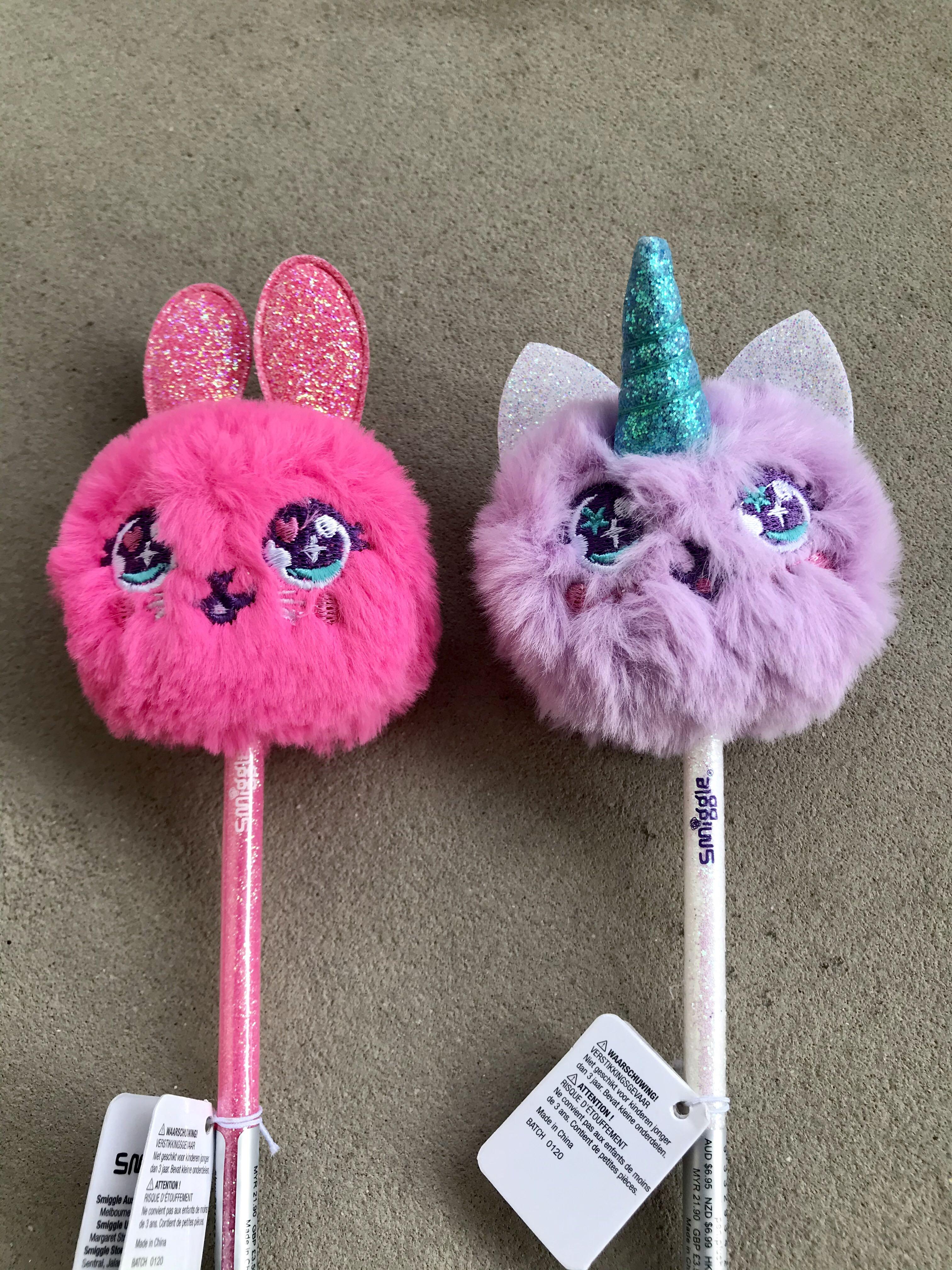 smiggle plush pen hobbies toys stationery craft stationery school supplies on carousell