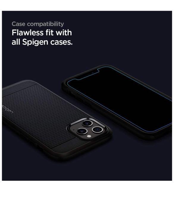 Spigen iPhone 12 pro screen protector 1 pack, Mobile Phones & Gadgets