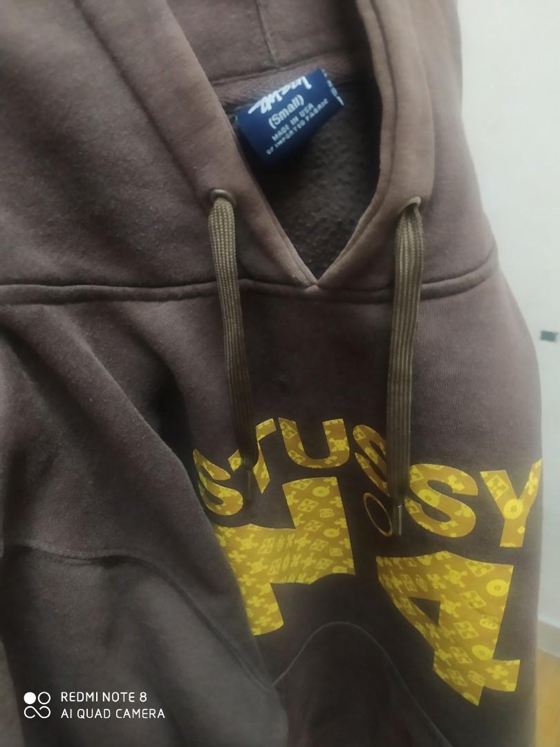Stussy 'LV' N4 monogram hoodie (M) RARE