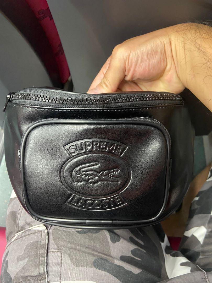 Supreme Lacoste waist bag, 名牌, 手袋及銀包- Carousell