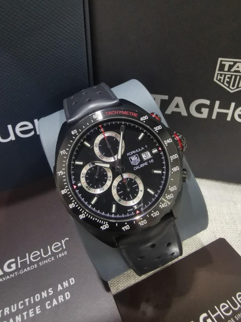 Tag heuer formula 1 calibre 16 black sales