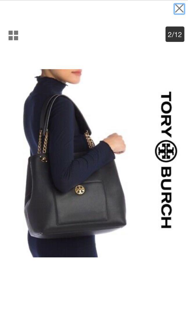 Tory Burch Chelsea Slouchy Tote, Luxury, Bags & Wallets on Carousell
