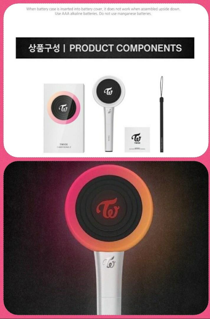 TWICE OFFICIAL CANDY BONG Z - ONHAND (Category: K-Wave Merchandise) located in Manila. Submitted by kikaystore7500 (Listing ID 1045925119, Image 1). Description: TWICE CANDY BONG Items are ONHAND and Ready to Ship. 100% AUTHENTIC, OFFiCIAL and BRAND NEW from SK. TEXT/Call/Viber me @09461967506 or DM me at my messenger @ m.me/mirocea815 #kpop # kwave #twice #twicelightstick #onhandlightstick #buzzmeupshoppe.