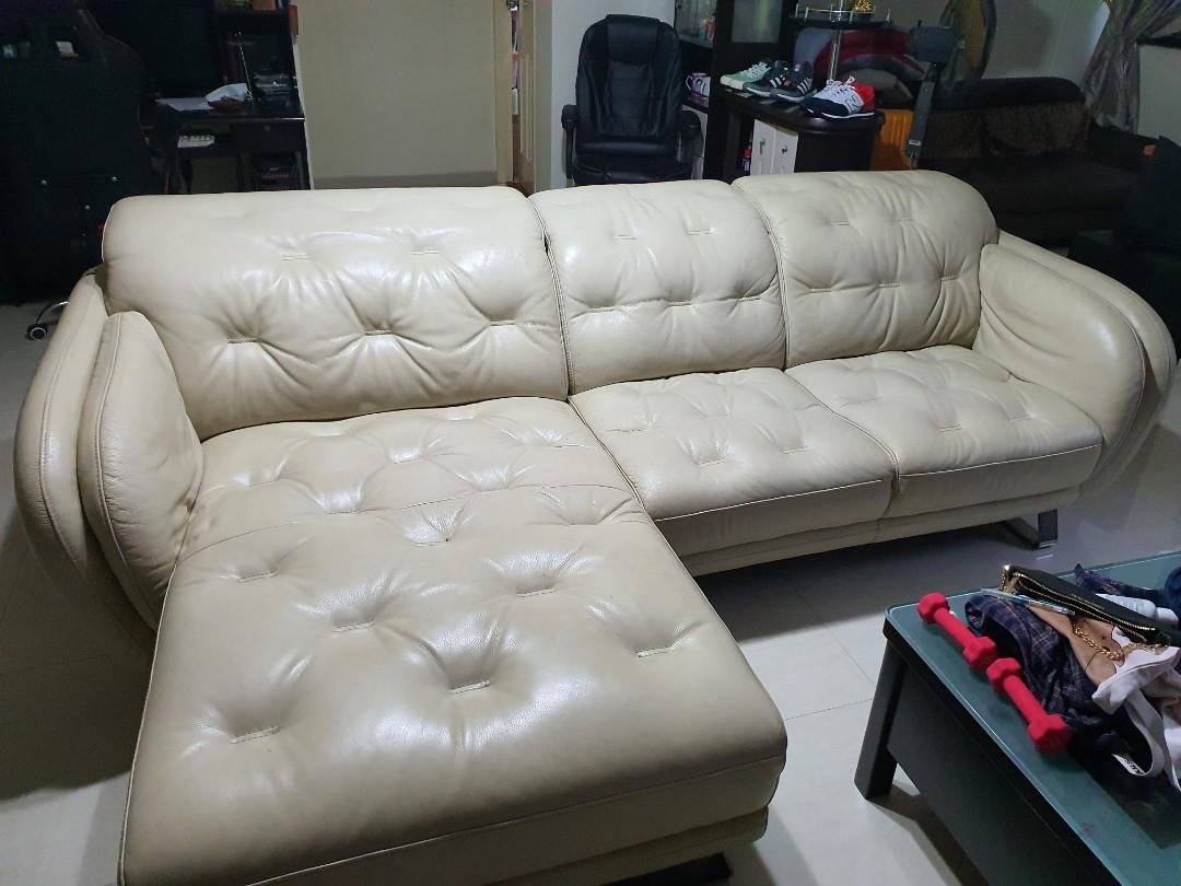 Used White Couch