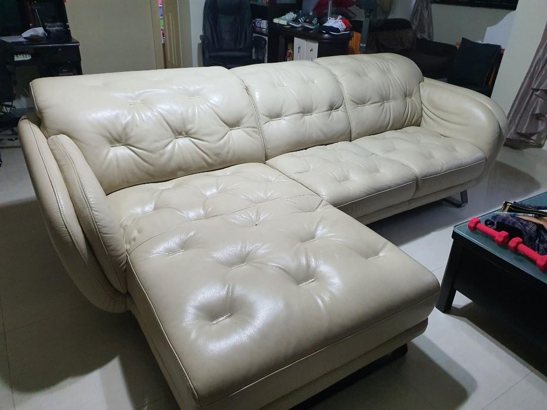 Used White Couch